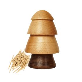 Personalized Wooden Toothpick Can for Household